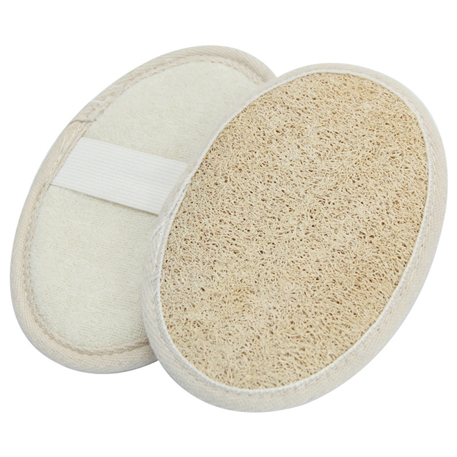100% Natural Scrubber Body Glove Close Skin Loofah Sponge Exfoliating Loofah Sponge Pads