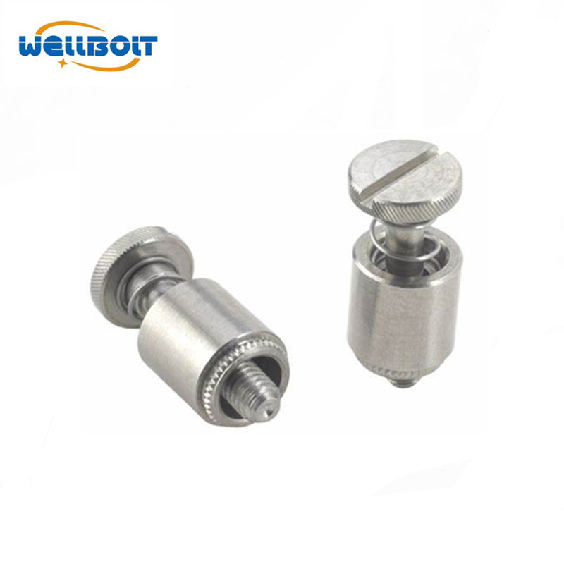 Captive Screws Fasteners Spring Loaded Panel Stainless Steel