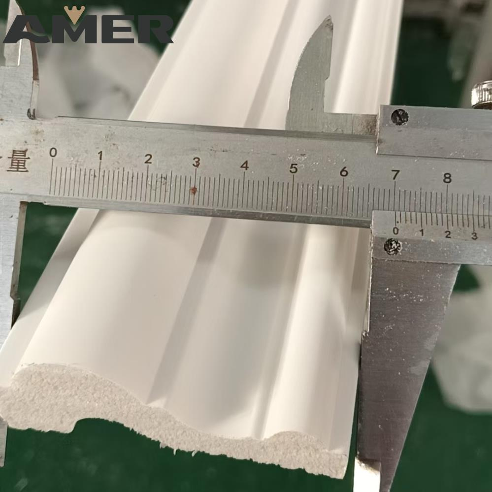 PS Foaming Plastic Skirting Baseboard Modern White Wainscoting Wall Panels Hotel Decorative China Factory