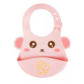 Hot Selling BPA Free Waterproof Silicone Bib Microwave Safe Custom Cartoon Baby Bibs