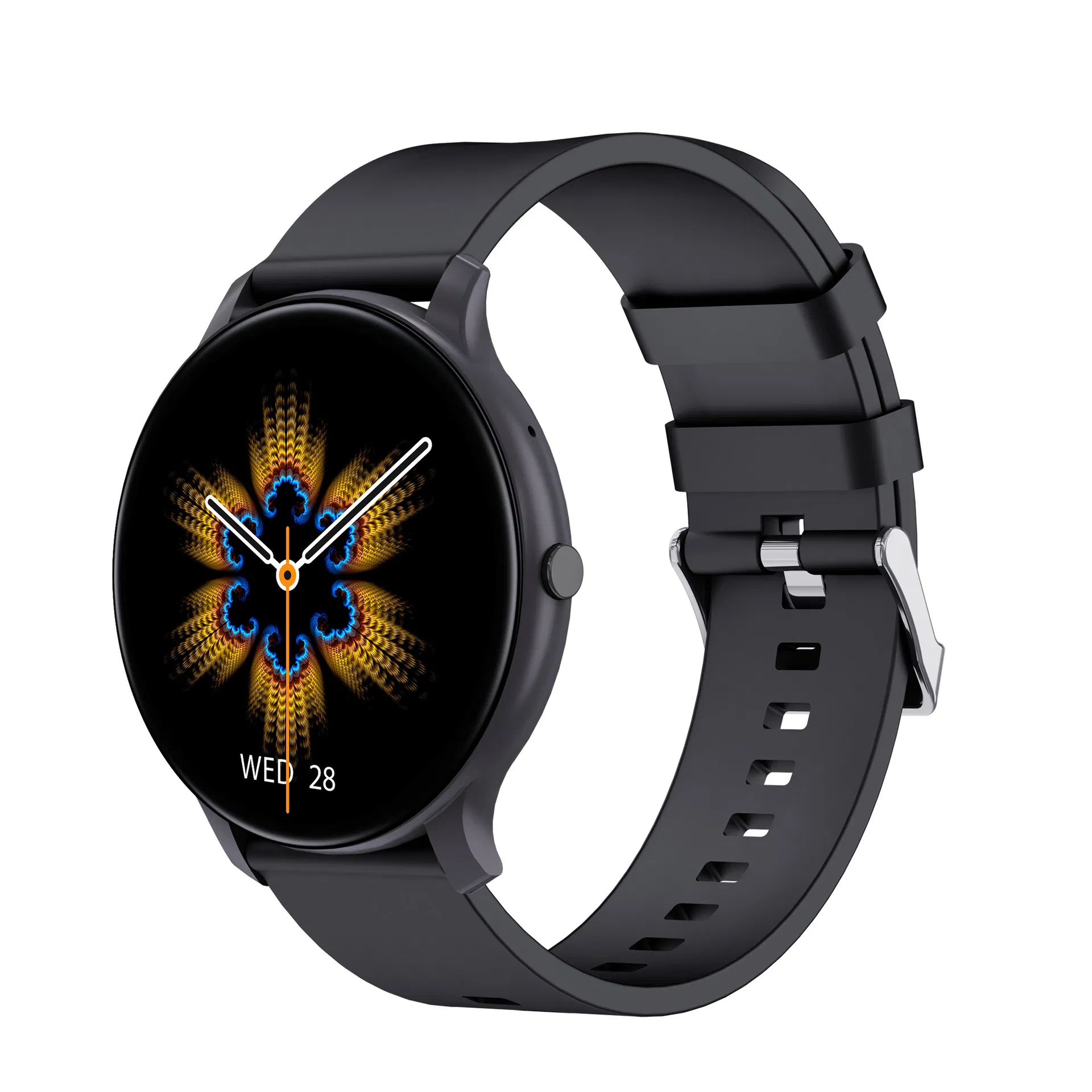 Smartwatch for Formal Wear and Stress Tracking with Camera Remote and Round Dial Design Smartwatch