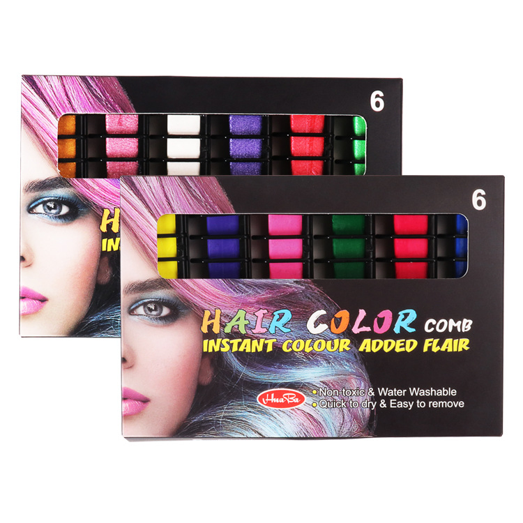 China Supplier Hot Sale Temporary Hair Color Dye Chalk Comb