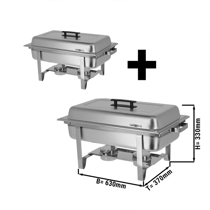 Buffet Equipment Chafing Dish with Lid & Stainless Steel Legs