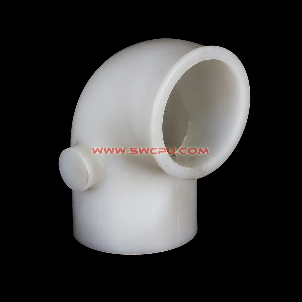 Custom PTFE Plastic Pipe Connector Fittings / Nylon Hose Reducing Nipple