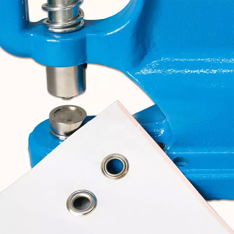 Manual Eyelet Machine Portable High Quality Hand Press Single Hole Eyelet Punching Machine 10mm 12mm Fastener Clamping Mold