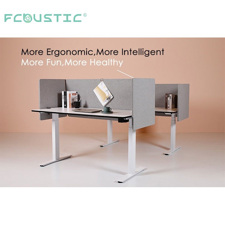 No Hcho Polyester Acoustic Partition Panels Sound Absorption Pet Acoustic Divder Panels Acoustic Office Cubicles