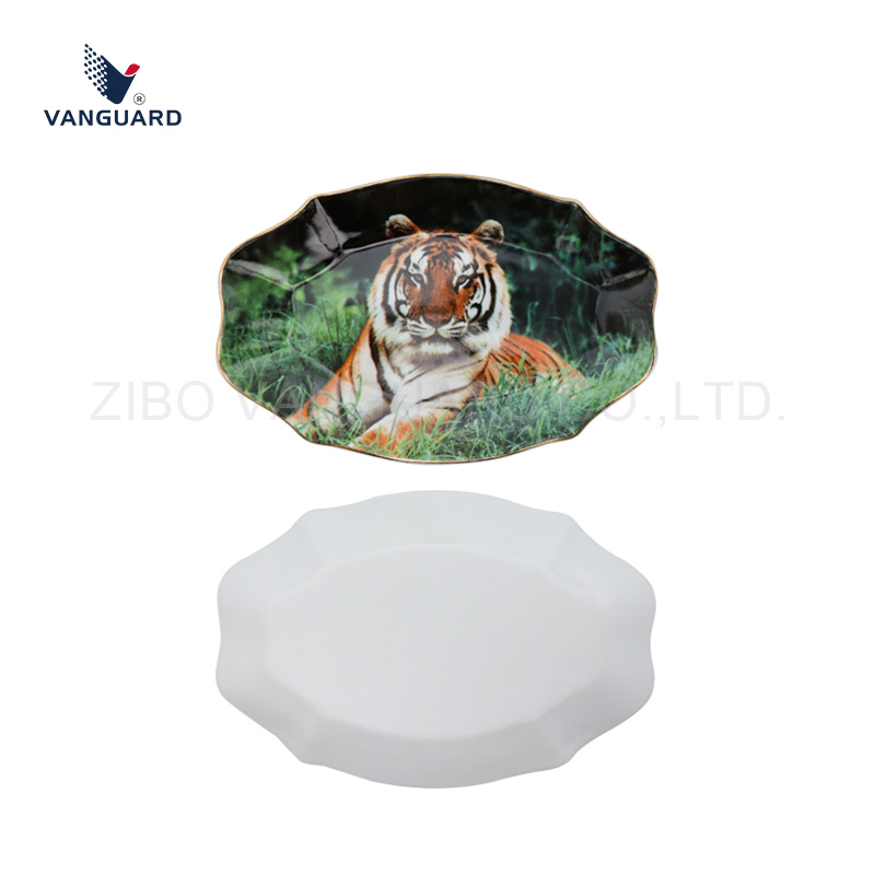 New Bone China Plate Small Ceramic Dish Porcelain White Dish