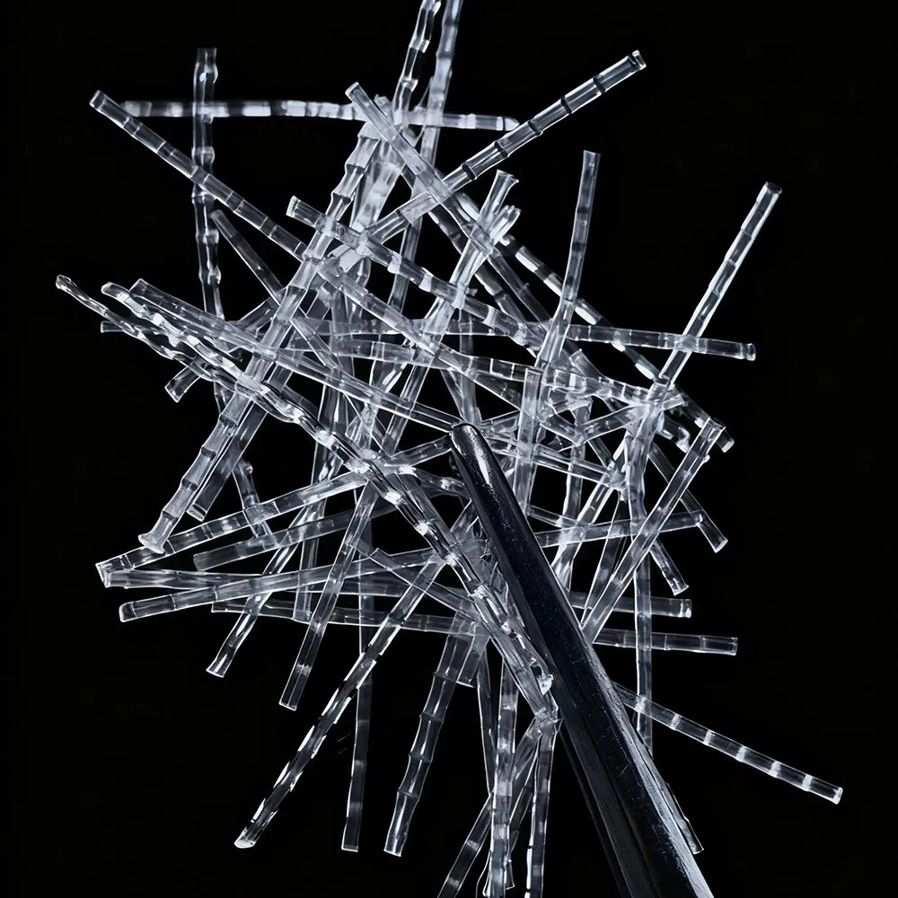 PP Macro Fibers for Concrete Reinforcement High Tensile Strength Construction Fiber
