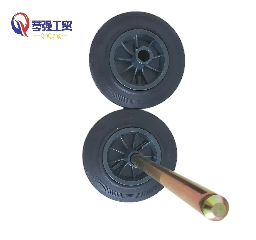 Heavy-Duty Wheel Set for Trash Bin Containers and Bins