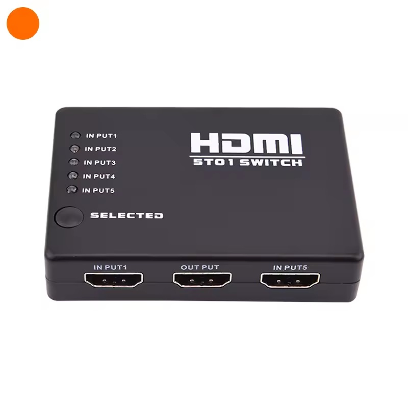 Разветвитель HDMI 5x1 с пультом, 1080P
