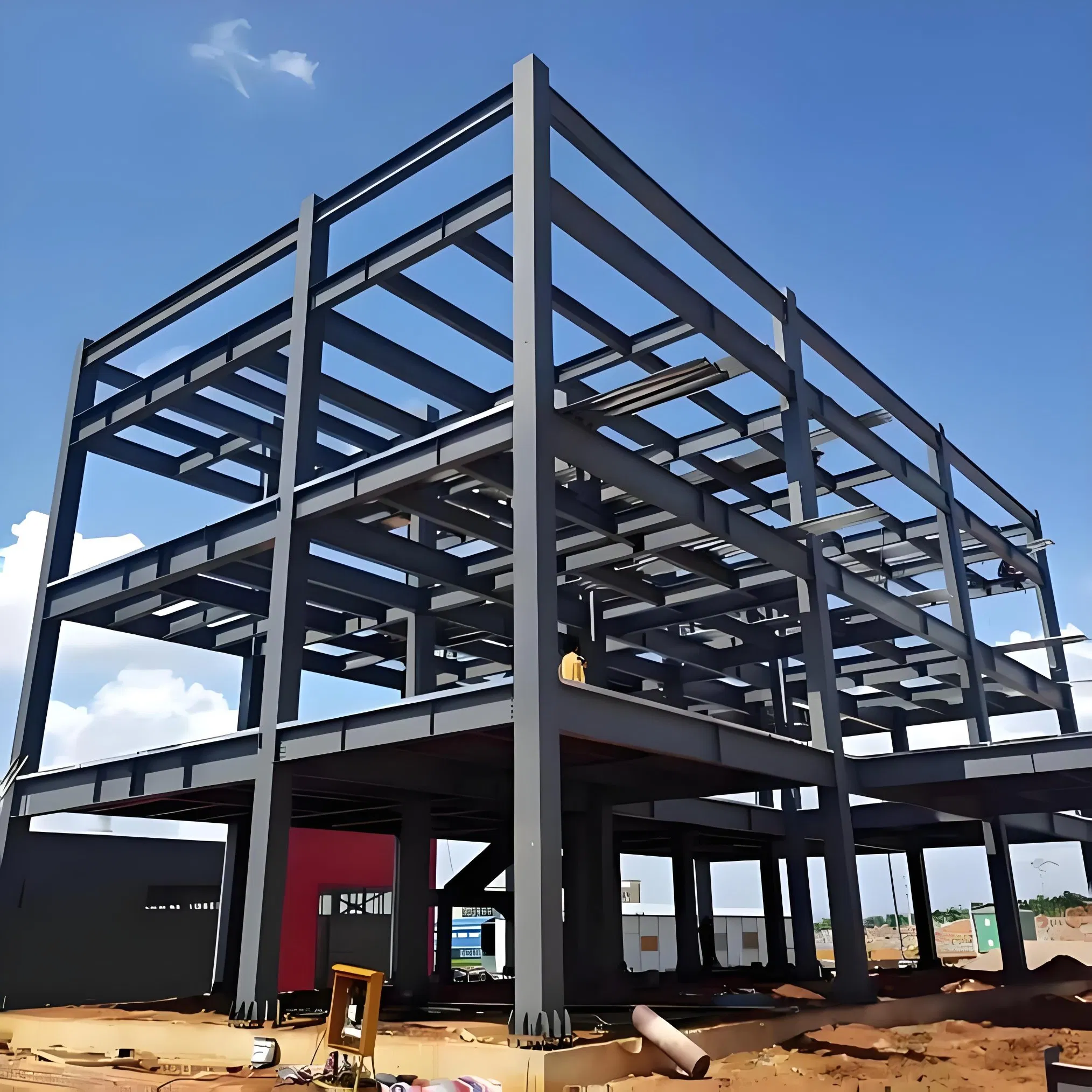 Innovative Design, Comprehensive Customization, High-Precision Prefabricated Steel Structure Frame, Suitable for Steel Structure Buildings Durable for 50 Years