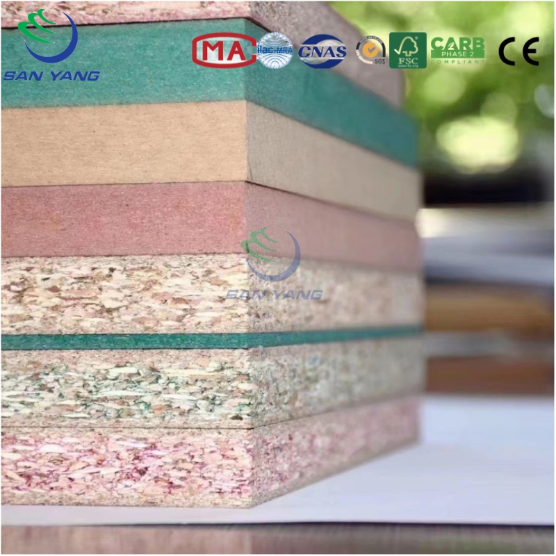 Laminated MDF Sheet MDF Panels Supply Green Core Hmr MDF Board
