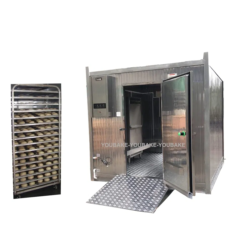 Temperature-Controlled Stainless Steel Dough Proofer Fermenting Bread Room for Commercial Bakery Production