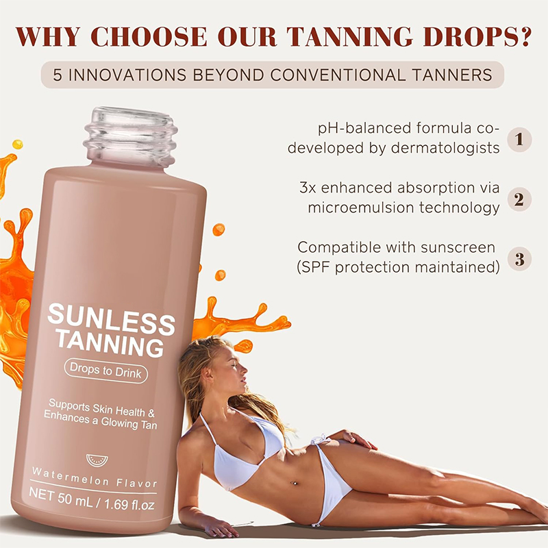Beauty Cosmetics Skin Care Moisturizing Supports Skin Health Sunless Tanning Drops