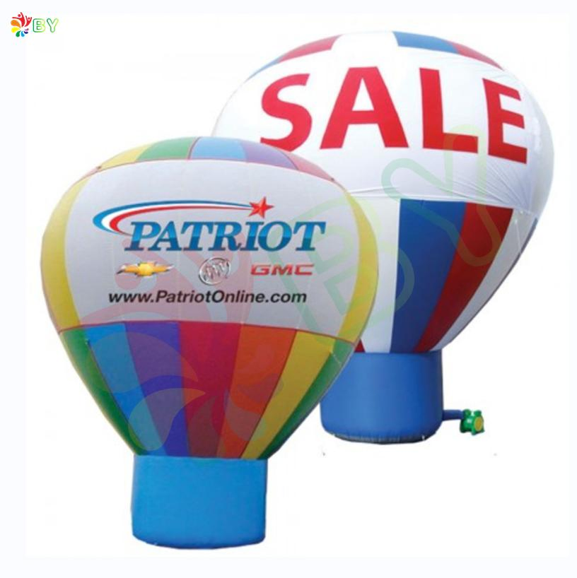Boyan China Customized Hot Air Balloon Shape Advertising Outdoor Inflatable Rooftop Balloon Good Price