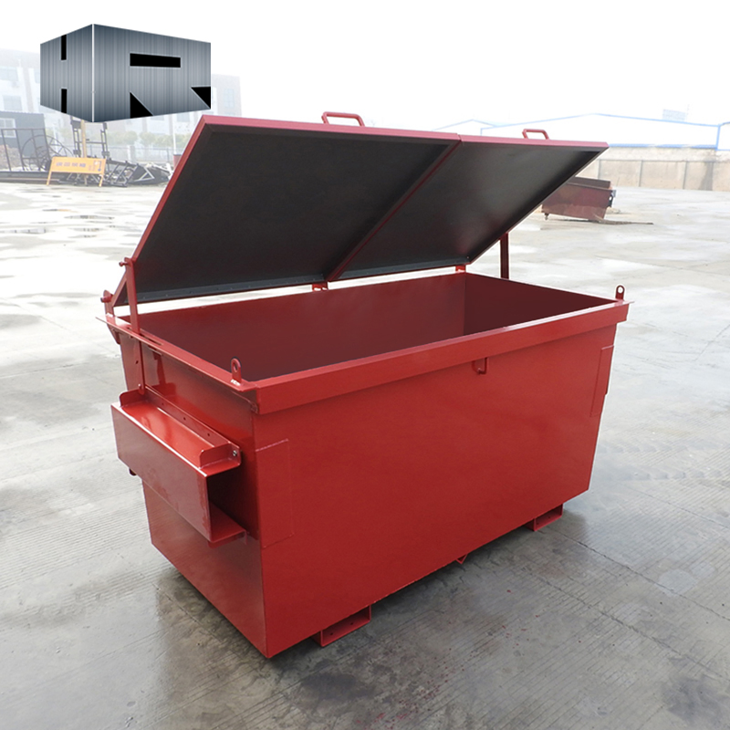 Front Rear Side Load Bins with Steel Lids