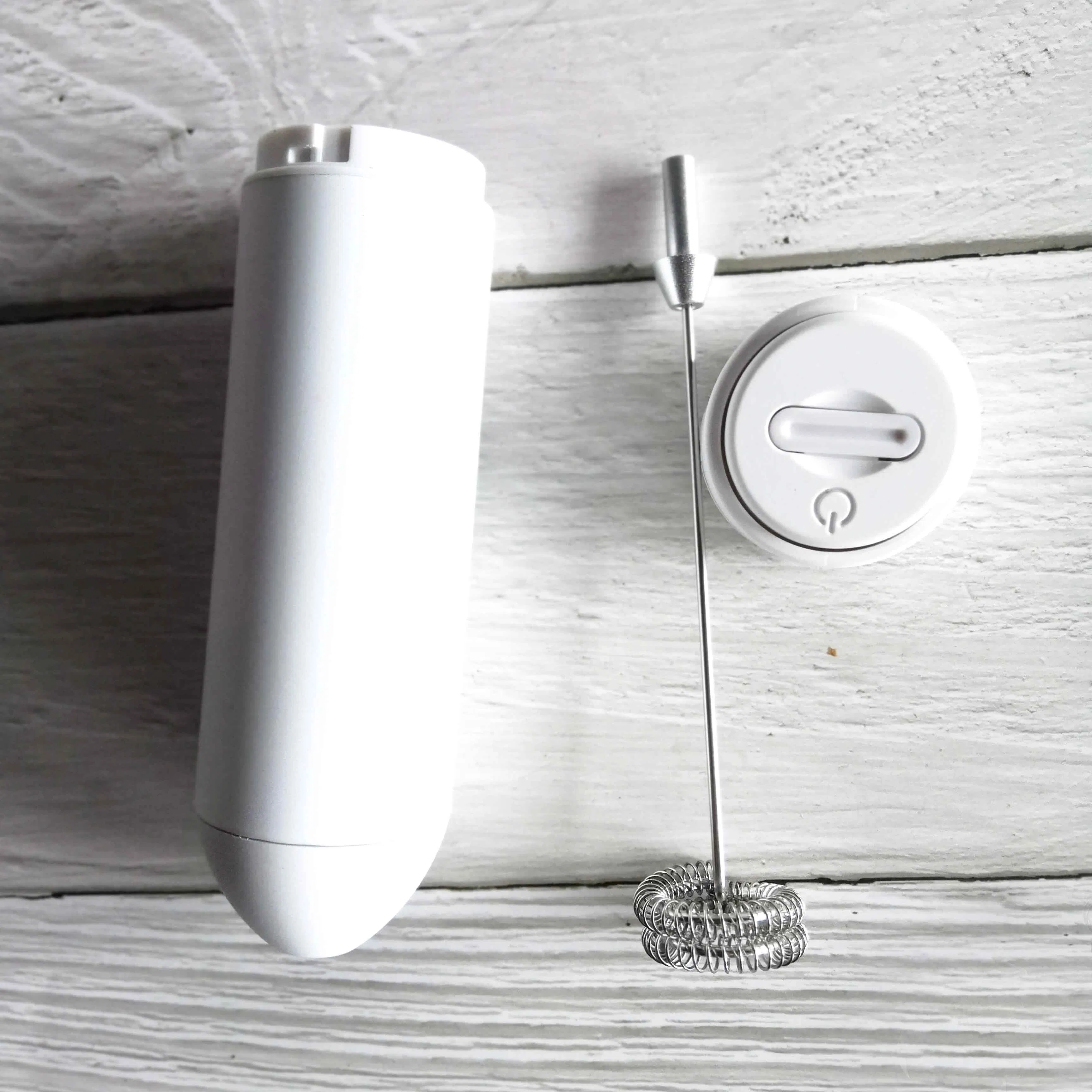 Factory Wholesale Cheap Portable Double Whisk Milk Frother Battery Operated Electric Coffee Whisk