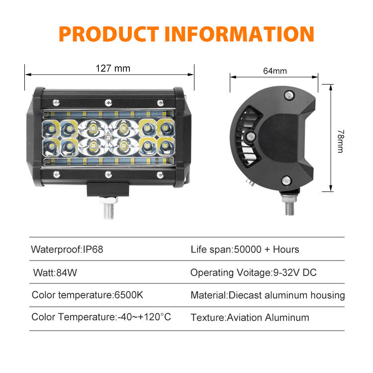 Светодиодная световая балка для внедорожников 4X4