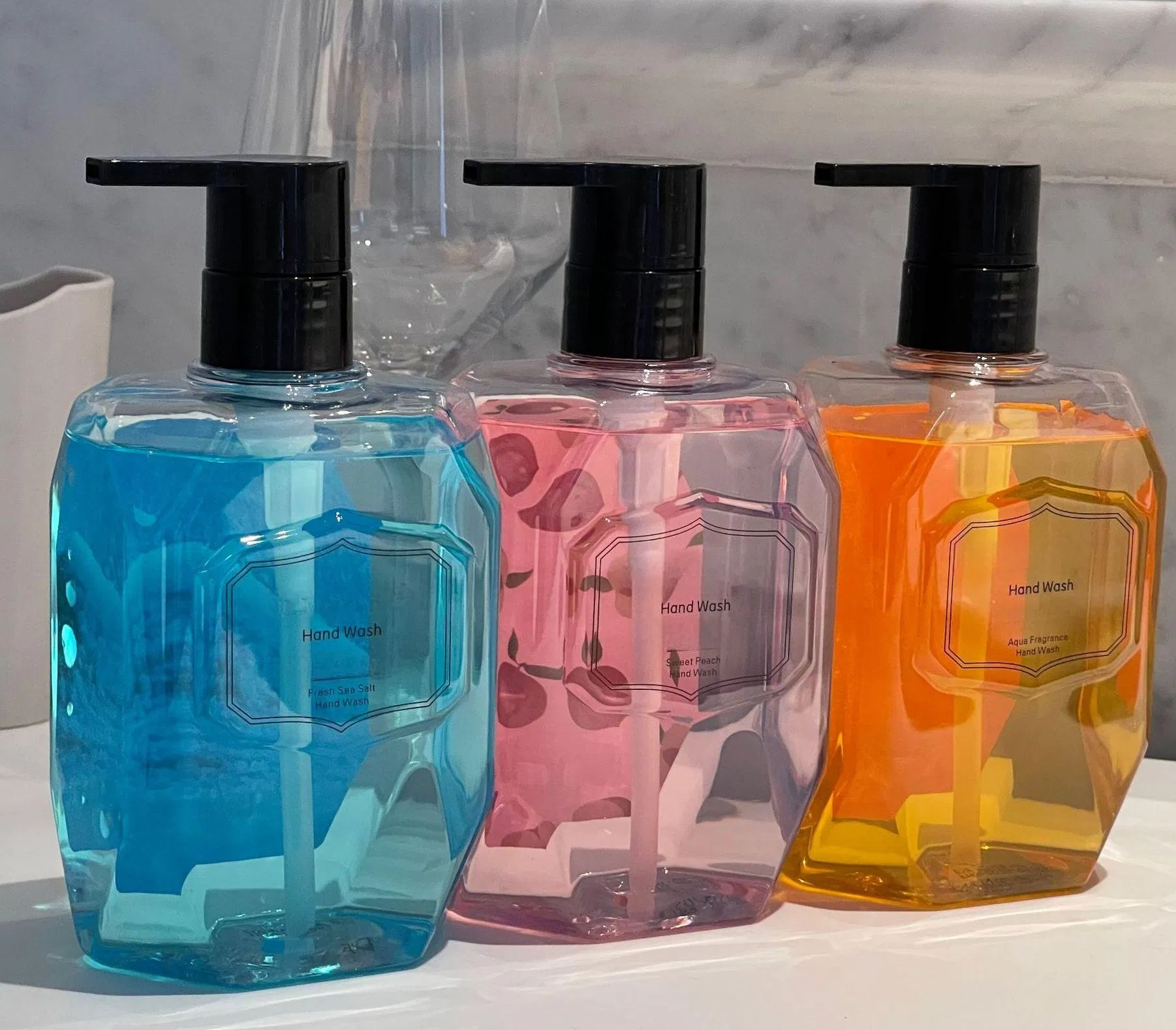Custom 500ml Home Use Gentle Cleansing Antibacterial Fragrance Hand Washing Liquid Sanitizer