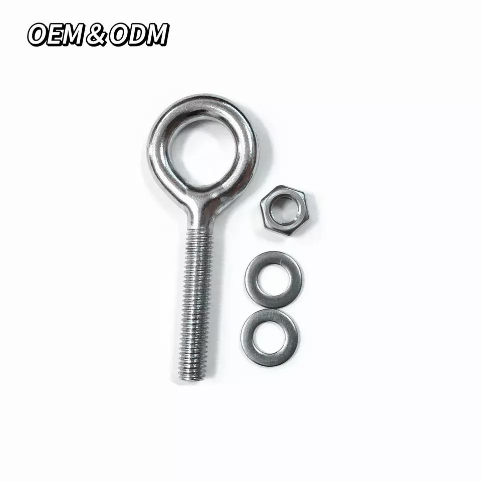 Lifting Bolt DIN580 M3 Forged Lifting Rigging Eye Bolt Anchor 316 304 Stainless Steel