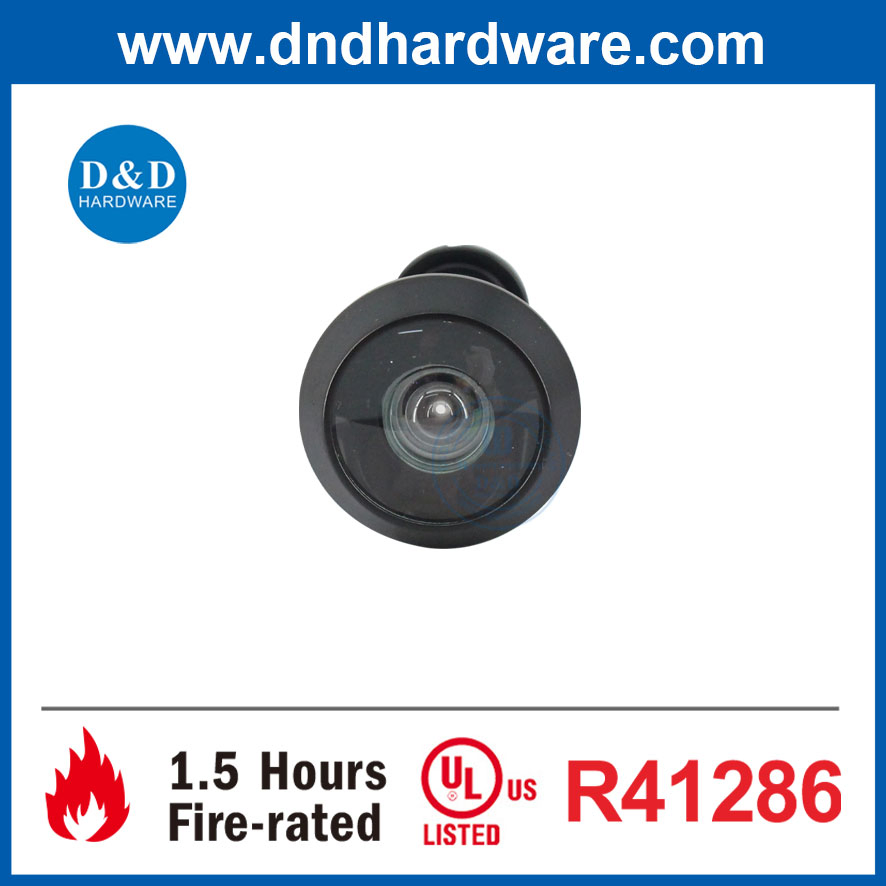 Durable Wide Angle Eye Viewer Security UL Listed Fire Rated Door Peephole Accessories