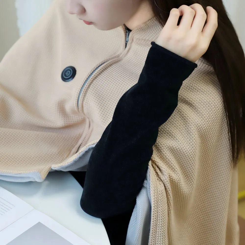 Cozy Heated Shawl with Adjustable Temperature Control Features