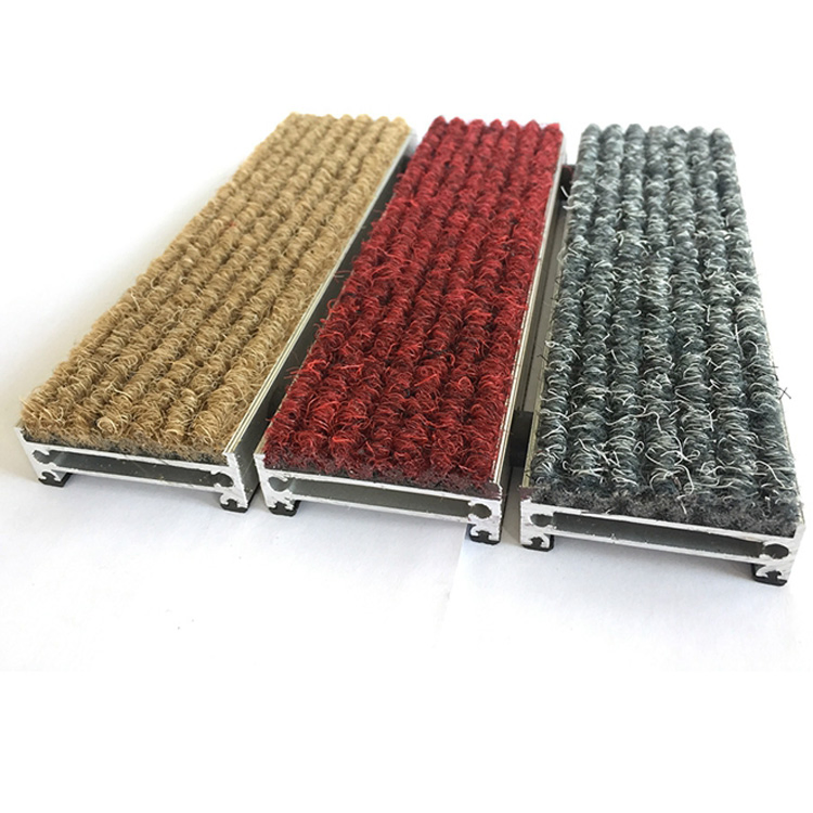 Commercial Exterior Entrance Mat with Aluminum Base for Business