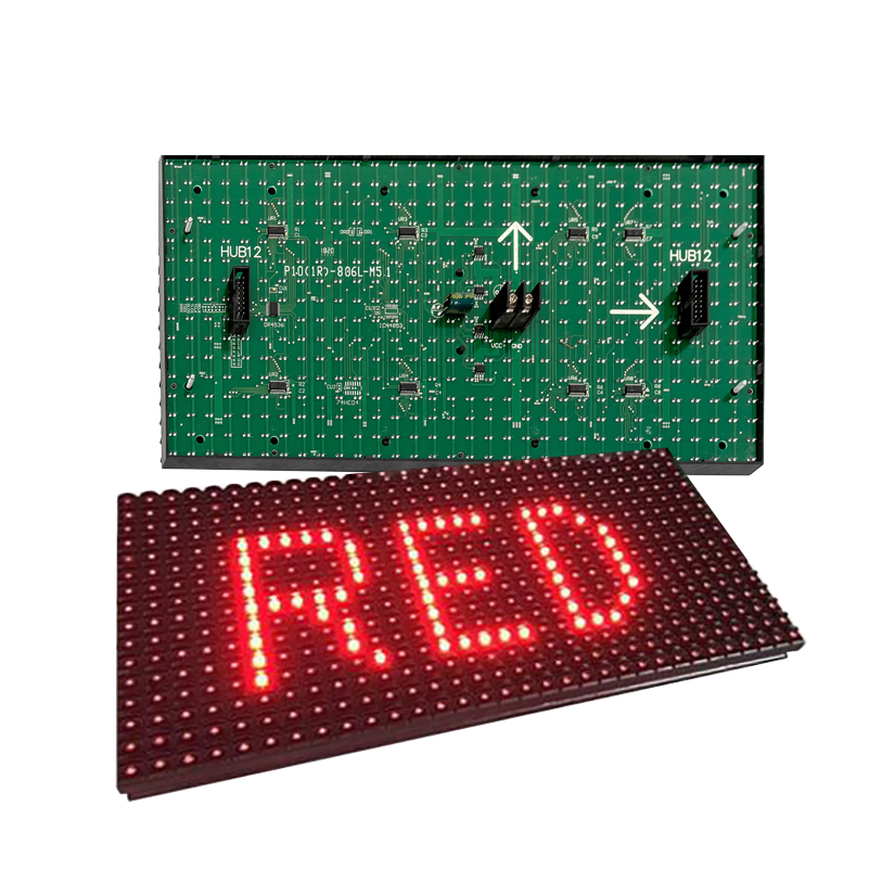 Semi-Outdoor DIP Precision Technology Production LED Digital Advertising Screen LED Display Modules P10 LED Module