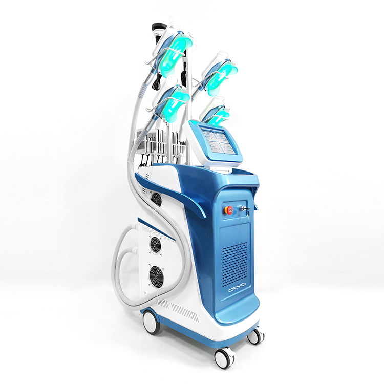 360 Fat Freeze Cryolipolysis Cool Body Sculpting Machine Cryo Therapy for Weight Loss Cellulite Reduction RF Technology for Face Double Chin