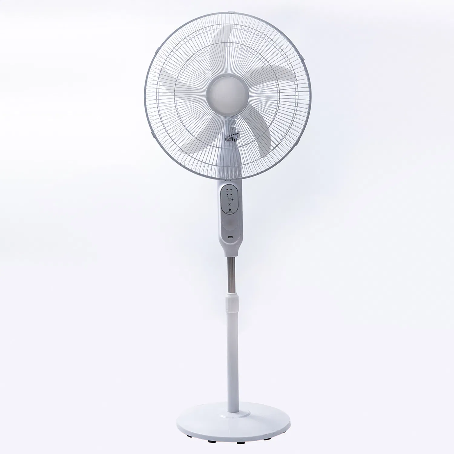 16inch or 18inch Solar AC DC Rechargeable Emergency Stand Electric Fan Cooling Standing Fan