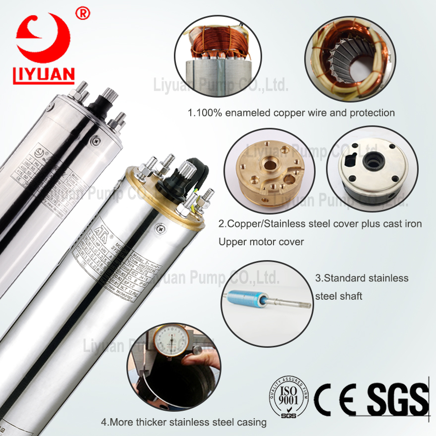 3 Inch, 4 Inch, 6 Inch, . 8 Inch Submersible Pump Motor with Control Box