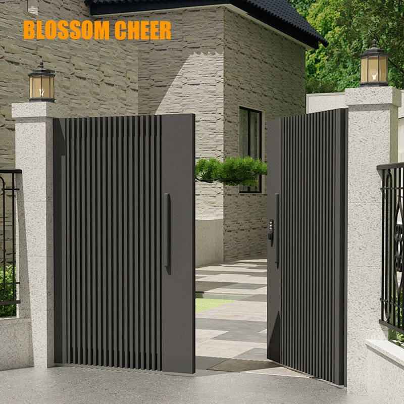 Electric Aluminum Sliding Gate for Villa Courtyard Automatic Driveway Entrance Door