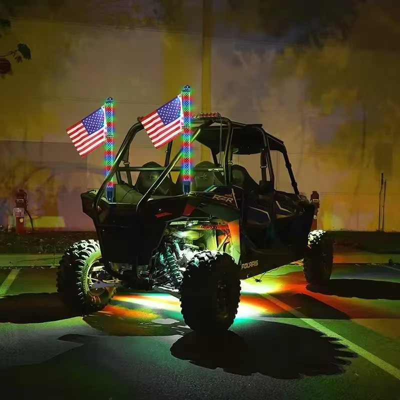 Светодиодные антенны RGB для ATV/UTV