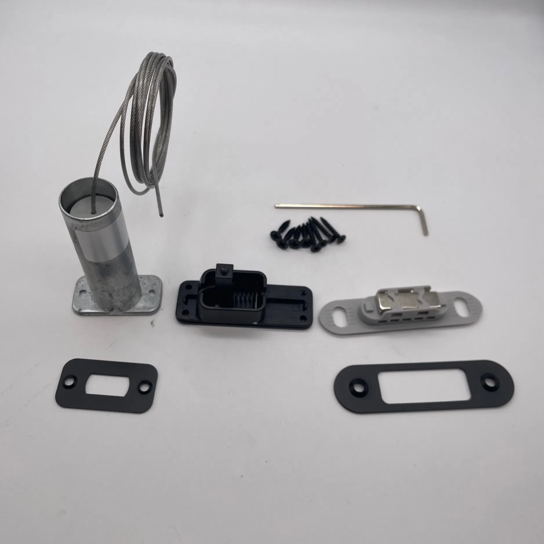 Wooden Door Silent Invisible Magnetic Anti-Theft Concealed Hidden Latch Door Bolt