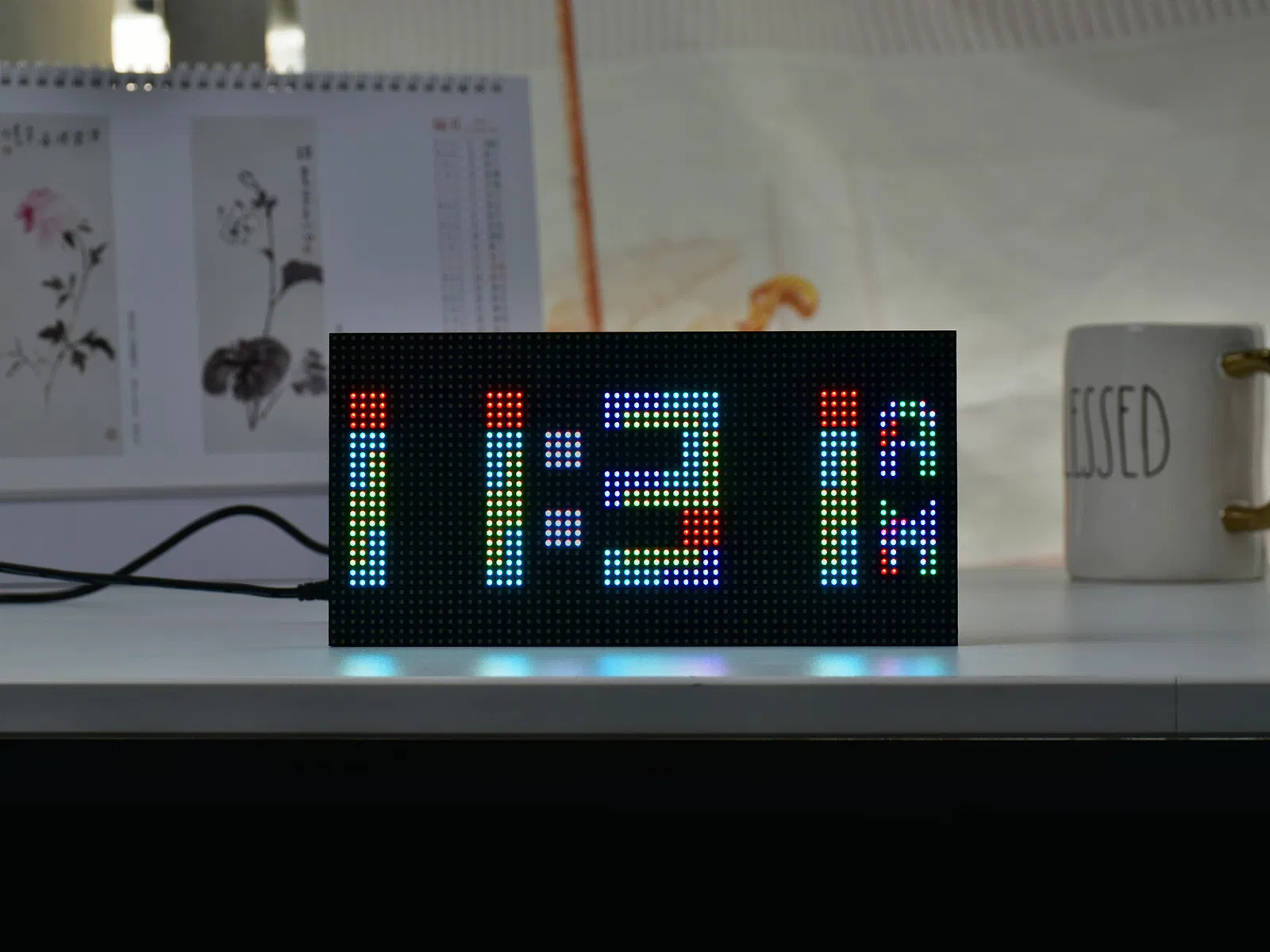 DIY RGB LED Matrix Panel for Store Advertising