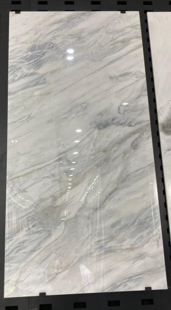 600*1200mm Golden or Silver Marble Polished Porcelain Tile