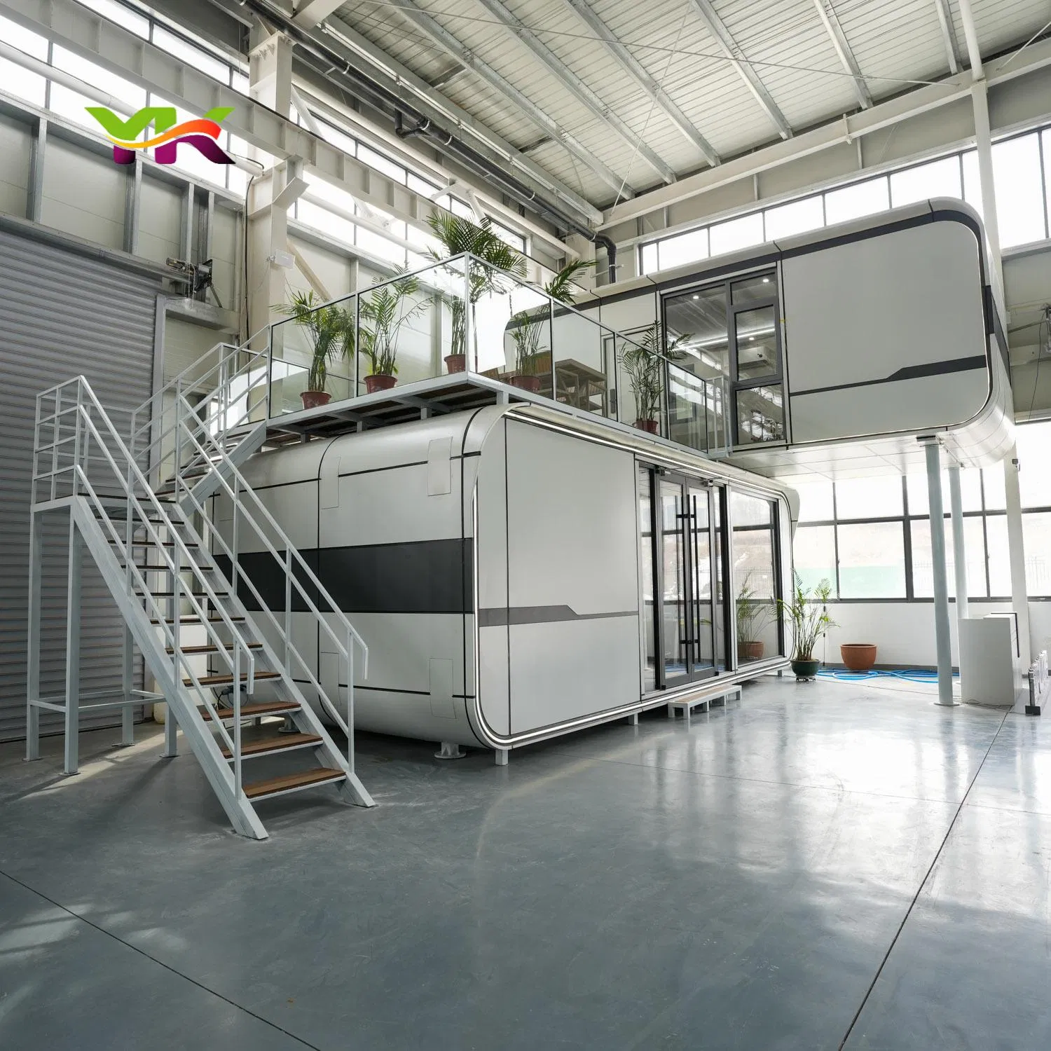 Modular Apple House Prefab Tiny Mobile Space Capsule Home House Pod Modern Prefabracated Container Building Camp Outdoor Apple Capsule Cabin Homestay Factory