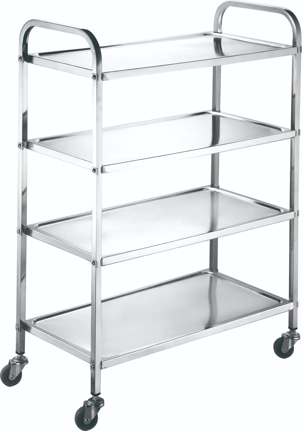 Premium European Style 5-Layer Dinning Cart Stainless Steel