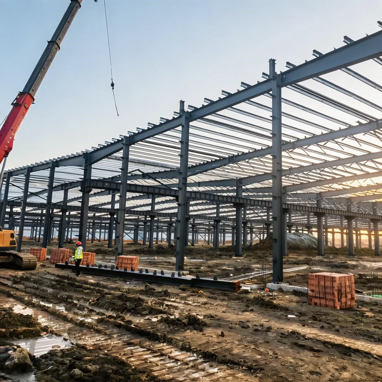 Lightweight Steel Structures for Efficient Warehouses and Offices