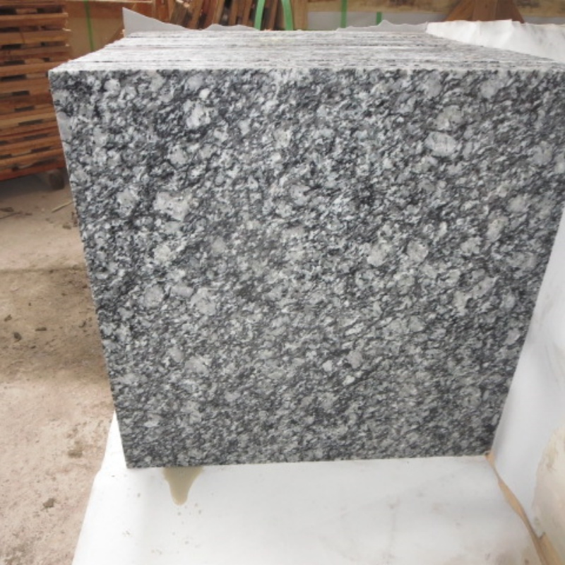 Natural Stone Granite Spray White Polished Flamed