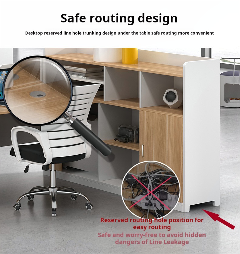 Мебель офисная модульная стол для персонала с шкафами перегородками