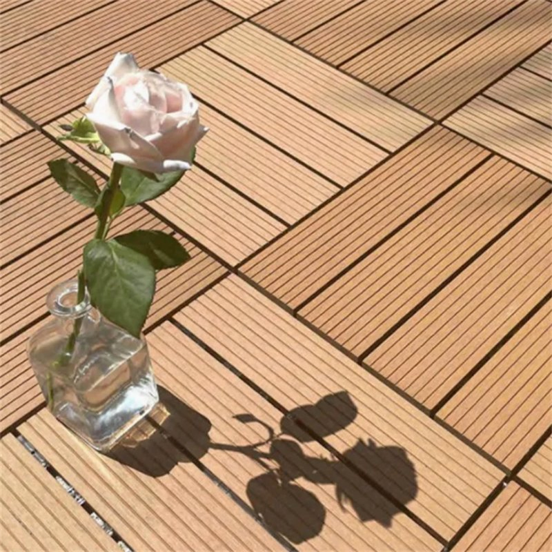 Напольное покрытие WPC для улицы, 26 мм, бежевое