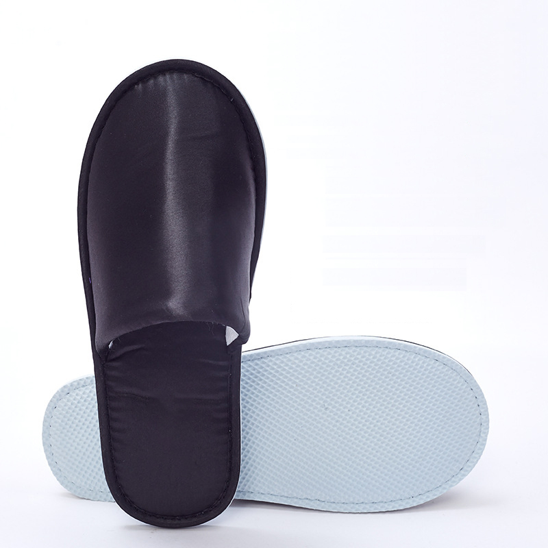 Premium Satin Slippers Featuring a Smooth Silk-Like Finish