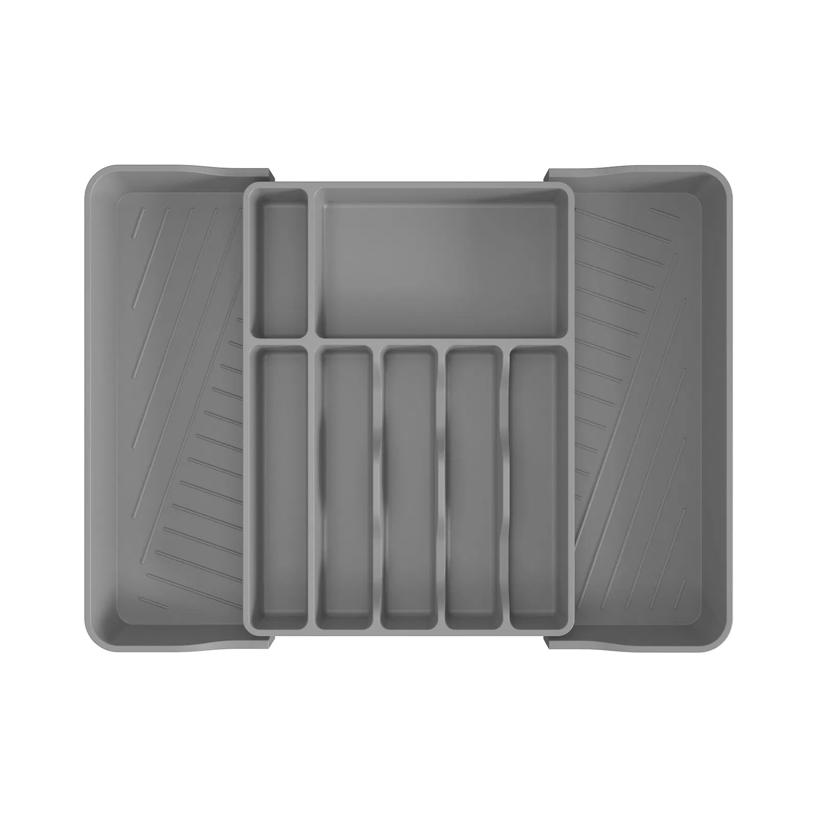 Expandable Kitchen Drawer Organizer Adjustable Cutlery Tray for Silverware and Utensils