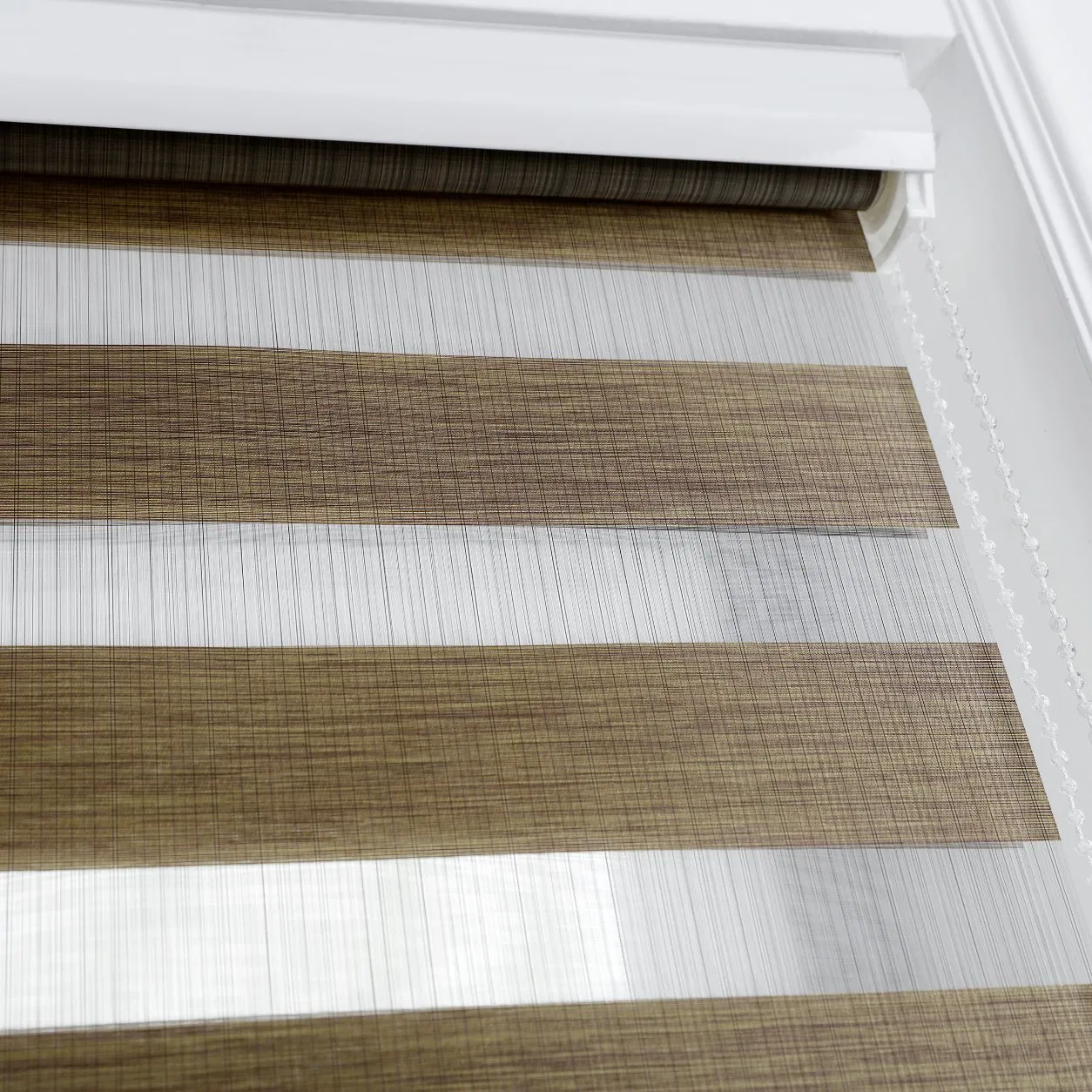 Customised Size Easy Installation Day and Night Window Roller Blinds Zebra Blind