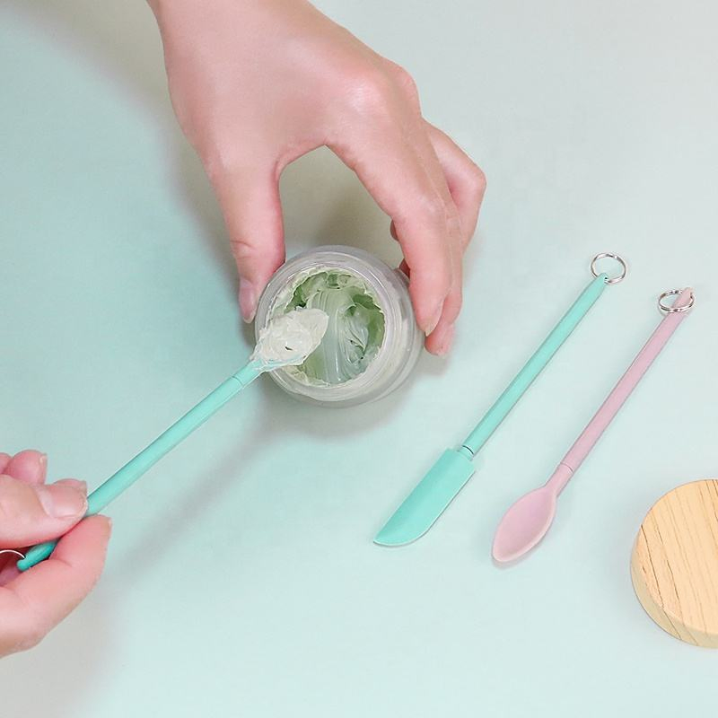 Mini Silicone Adjustable Silicon Scooping Spoon and Spatula