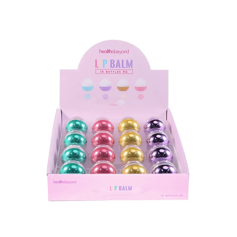 OEM Factory Natural Organic Moisturing Hydrating Flavored Watermelon Shape Ball Lip Balm for Dry Skin