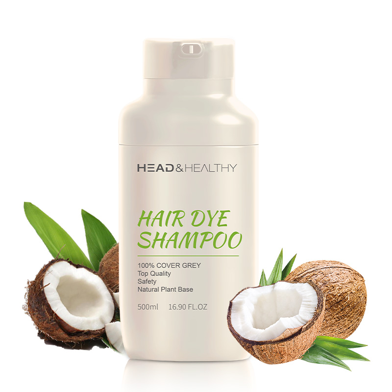 500ml Hair Dye Shampoo - Cinema Speed Argan Oil for Black Hair