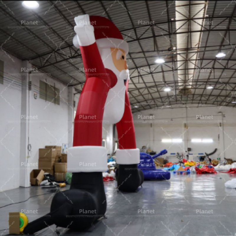 Advertising Outdoor Inflatable Entrance Arch Father Christmas Inflatable Archway