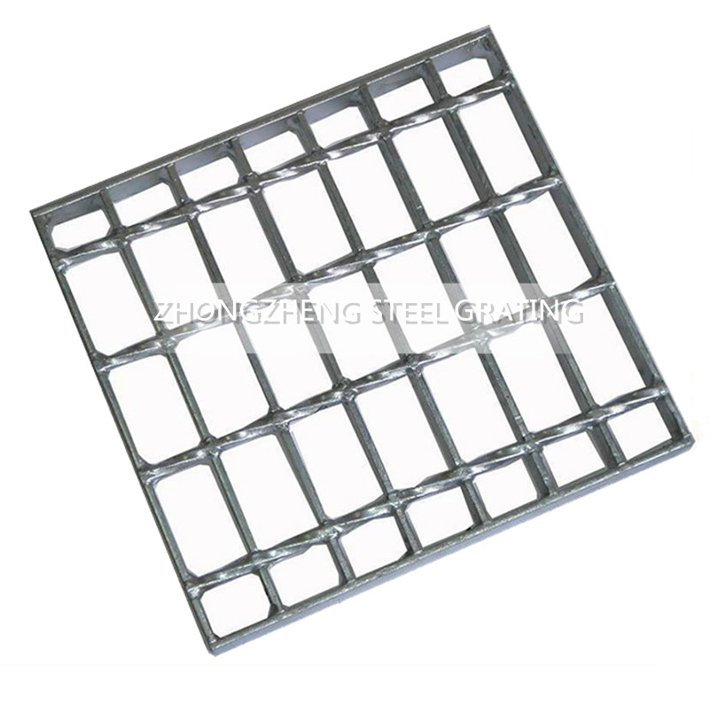 Heavy Duty Galvanized Steel Welded Serrated Anti-slip Trench Cover Floor Bar Grating